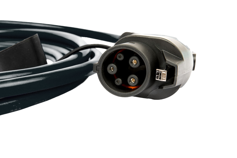 go-e Typ 2 auf Typ 1 Kabel black 7,4 kW 5 m